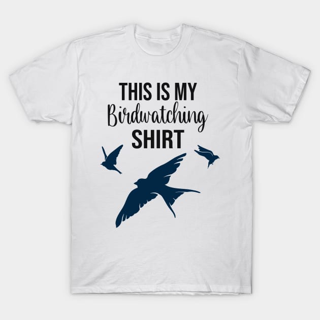 Ornithologist Bird Watching Shirt Birder T-Shirt by Foxxy Merch